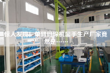 惊人发现!单臂码垛机器手生产厂家竟然是…… 惊人发现!单臂码垛机器手生产厂家竟然是……